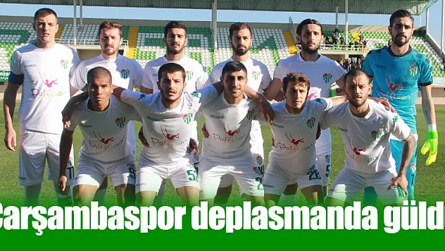 Çarşambaspor deplasmanda güldü