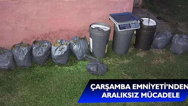 Çarşamba'da uyuşturucu operasyonu