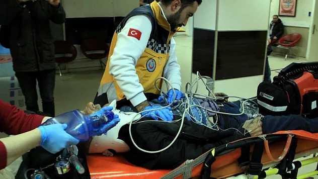 Kalbi duran hurdacı kurtarılamadı