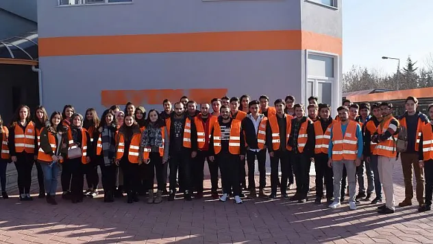 Mühendis adaylarına teknik gezi