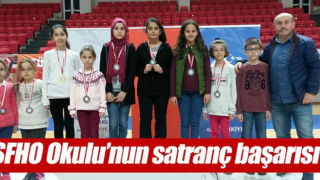 ŞFHO Ortaokulu'nun satranç başarısı