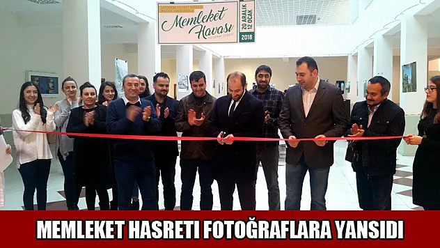 Memleket hasreti fotoğraflara yansıdı