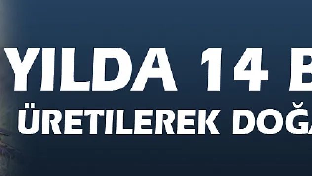 Yılda 14 bin adet üretilerek doğaya salınıyor