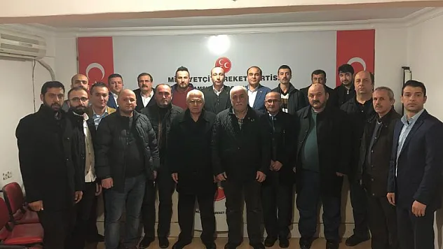 MHP Canik'ten ilk ziyaret İl Başkanlığına