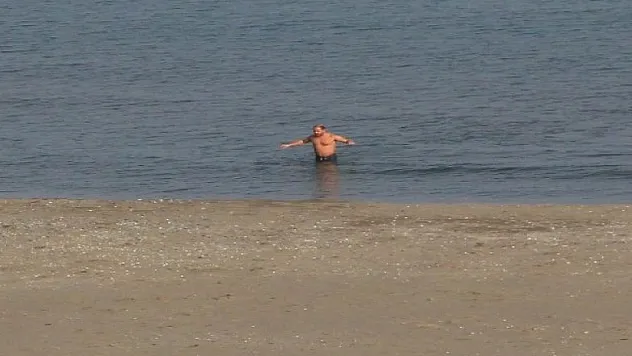 Karadeniz'de 30 Aralık'ta deniz keyfi