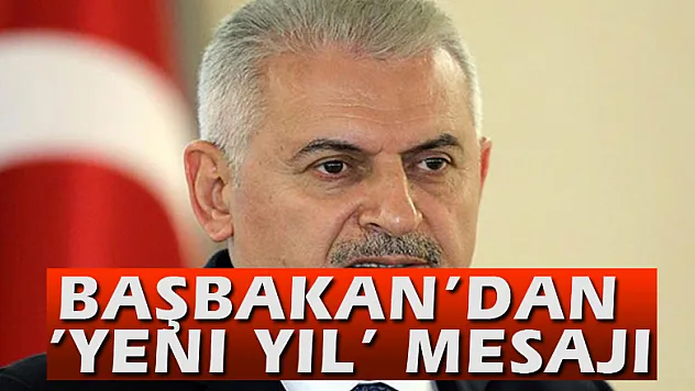 Başbakan'dan 'yeni yıl' mesajı