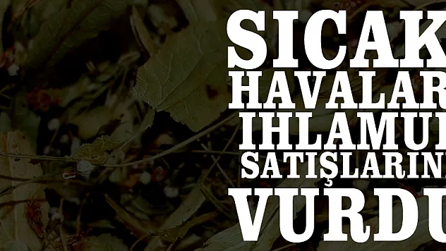 Sıcak havalar, ıhlamur satışlarını vurdu