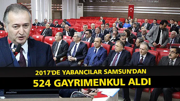 2017'de yabancılar Samsun'dan 524 gayrimenkul aldı