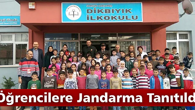 Öğrencilere Jandarma Tanıtıldı
