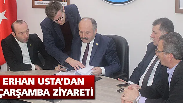 ERHAN USTA'DAN ÇARŞAMBA ZİYARETİ