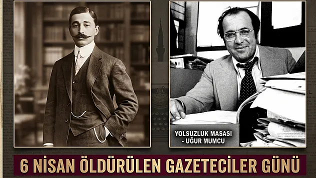 6 Nisan Öldürülen Gazeteciler Günü 'Saygı ve Rahmetle'