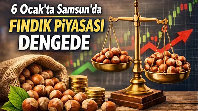 6 Ocak'ta Samsun'da Fındık Piyasası Dengede: Fiyatlar Yatay Seyirde