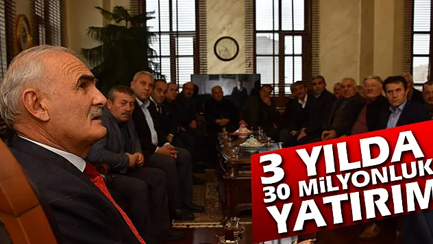 3 Yılda 30 Milyonluk Yatırım