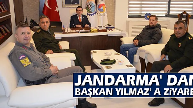 Jandarma' dan Başkan Yılmaz' a ziyaret