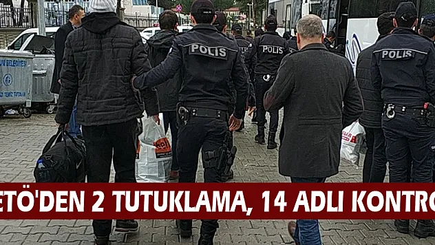 Samsun'da FETÖ'den 2 tutuklama, 14 adli kontrol