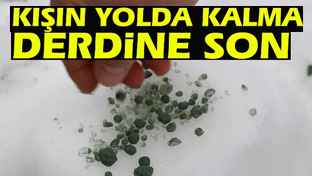Buzu parçalayan solüsyon ile kışın yolda kalma derdine son