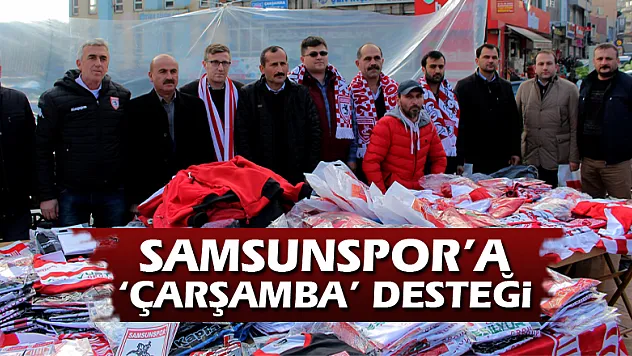 Samsunspor'a 'Çarşamba' desteği