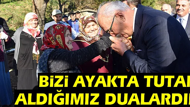 Başkan Yılmaz: Bizi ayakta tutan aldığımız dualardır