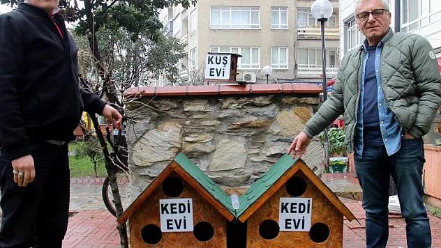 Duyarlı esnaftan sokak hayvanlarına yuva