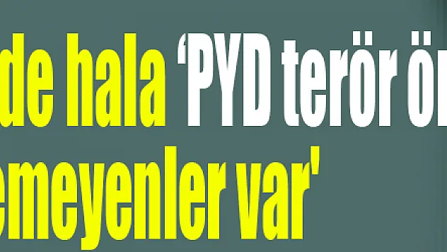 Kalın: 'CHP içinde hala 'PYD terör örgütü' diyemeyenler var'