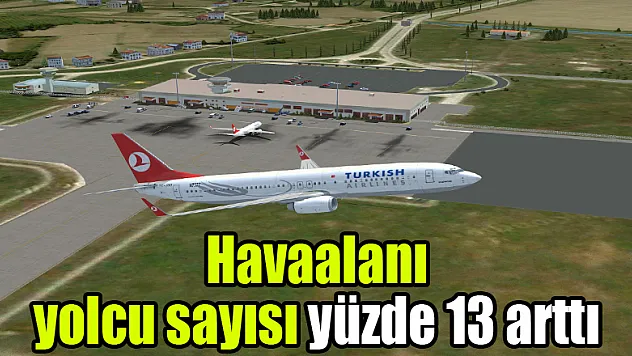 Havaalanı yolcu sayısı yüzde 13 arttı 