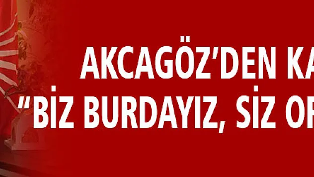 AKCAGÖZ'DEN, KARAASLAN'A: