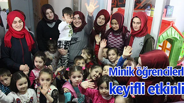 Minik öğrencilerle keyifli etkinlik