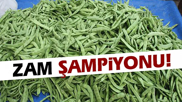 Şubat ayında zam şampiyonu taze fasulye oldu