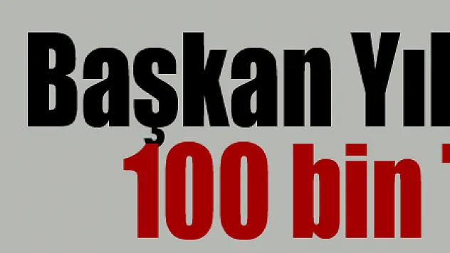 Başkan Yılmaz'dan futbolculara 100 bin TL pirim sözü 