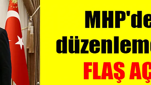 MHP'den ittifak düzenlemesi ile ilgili flaş açıklama!