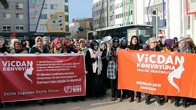 'Vicdan Konvoyu' Samsun'dan yola çıktı