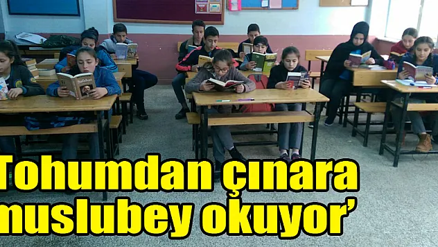 'TOHUMDAN ÇINARA MUSLUBEY OKUYOR'