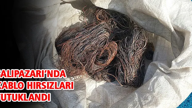 Salıpazarı'nda kablo hırsızları tutuklandı