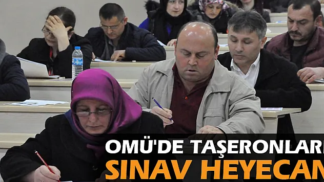 OMÜ'de taşeronların sınav heyecanı