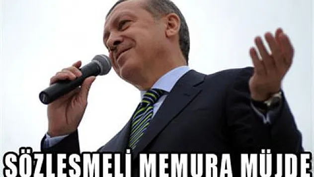 Sözleşmeli memura müjde