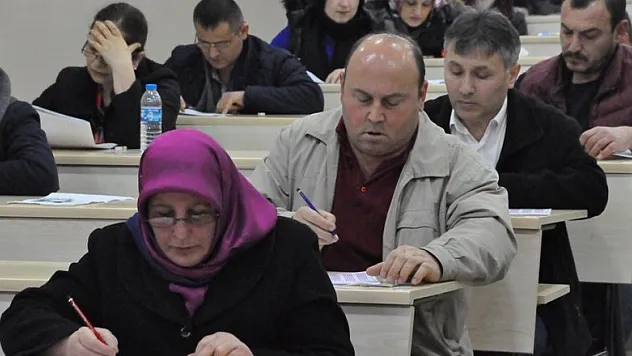 OMÜ'de taşeronların sınav heyecanı