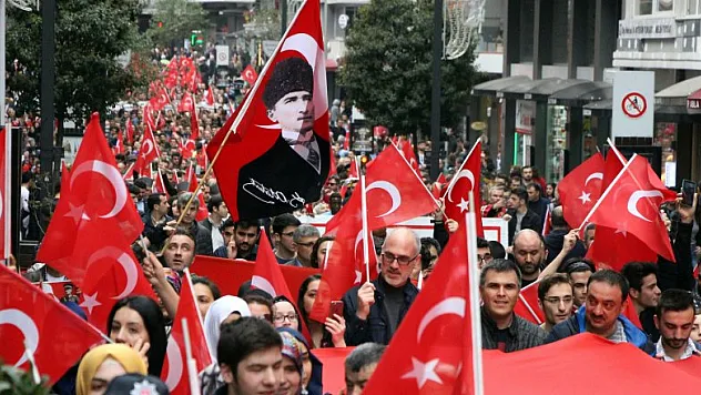 Samsunlular şehitler için yürüdü 