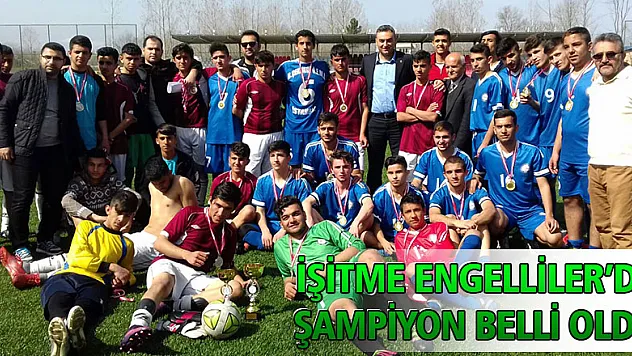 İşitme Engelliler'de şampiyon belli oldu