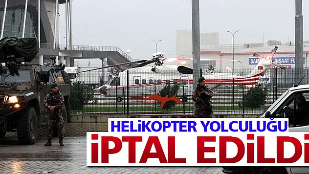 Cumhurbaşkanı Erdoğan, hava muhalefeti nedeniyle Ordu'ya uçakla gitti 