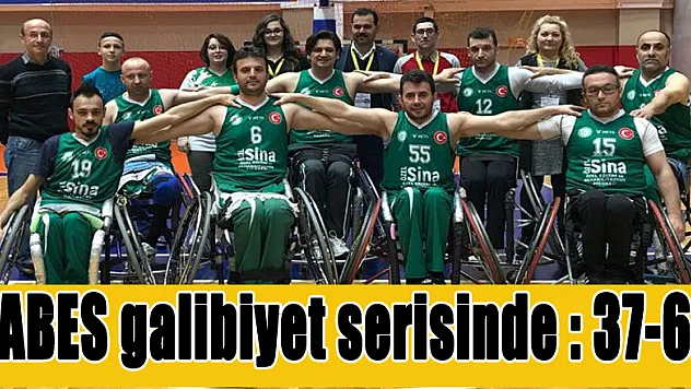 ÇABES galibiyet serisinde : 37-62