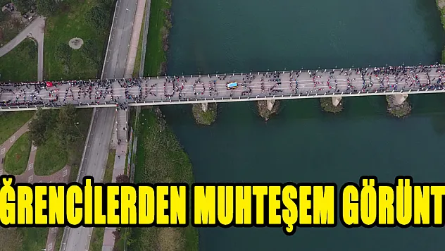 ÖĞRENCİLERDEN MUHTEŞEM GÖRÜNTÜ