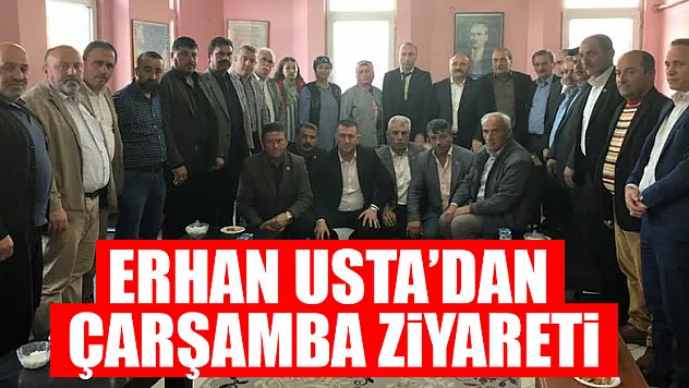 ERHAN USTA'DAN ÇARŞAMBA ZİYARETİ