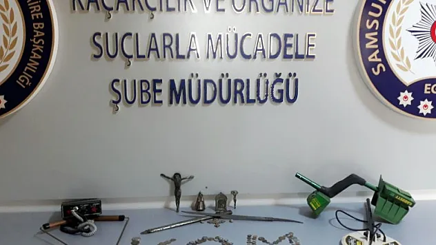 Samsun'da tarihi eser operasyonu