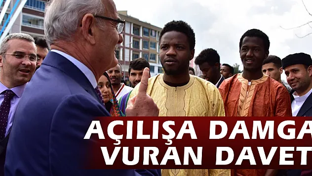 Açılışa damga vuran davet