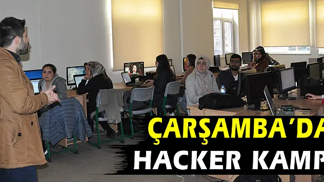 Çarşamba'da Hacker Kampı düzenlendi