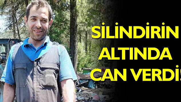 Silindirin altında can verdi!