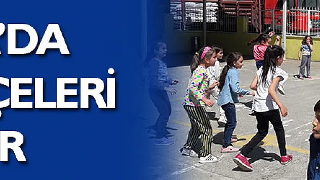 Okul bahçeleri şenleniyor