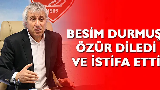 Samsunspor Teknik Direktörü Besim Durmuş özür dileyerek istifa etti 