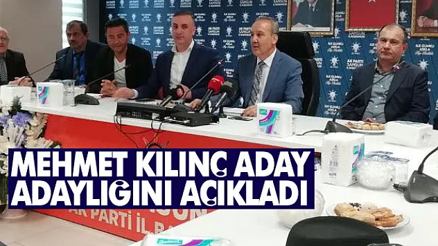 Kılınç başvurusunu yaptı