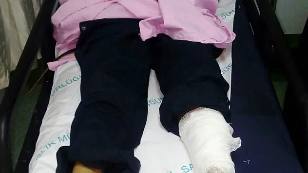 Otomobilin çarptığı Iraklı çocuk yaralandı 